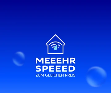  Kabel-Internet von o2 jetzt noch schneller.
