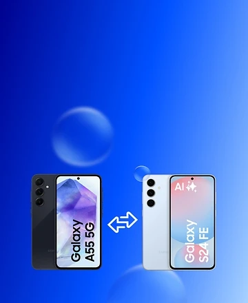  Samsung Galaxy S24 FE vs. A55: Der Vergleich
