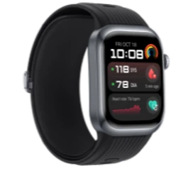  Huawei Watch D2, in Schwarz, Vorderansicht leicht gedreht
