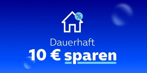  Dauerhaft 10 € mtl. sparen
