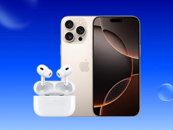 iPhone 16 Pro mit Airpods