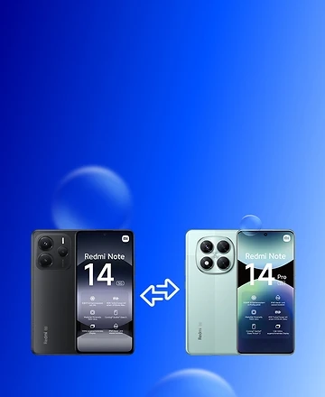  Redmi Note 14 vs. Redmi Note 14 Pro
