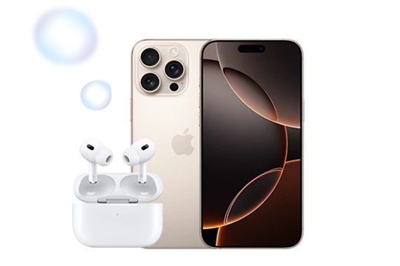 iPhone 16 Pro Max + AirPods 2 Gen