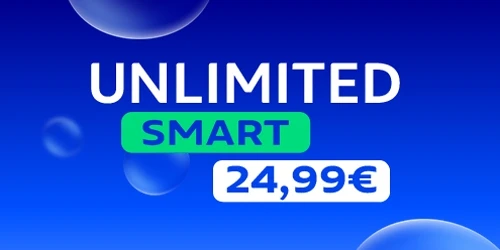 Mobile Unlimited Smart für 24,99 €
Mobile Unlimited Smart für 24,99 €