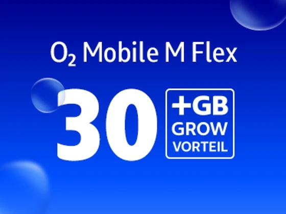  O2 Mobile M Flex für 19,99 € monatlich
