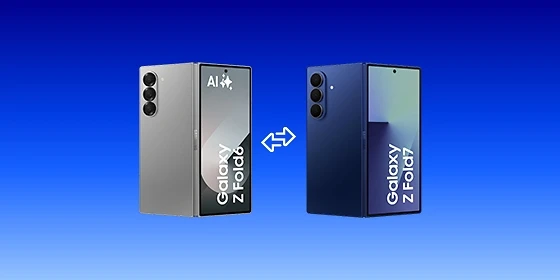  Samsung Galaxy Z Fold6 vs. 7: Falthandys im Vergleich
