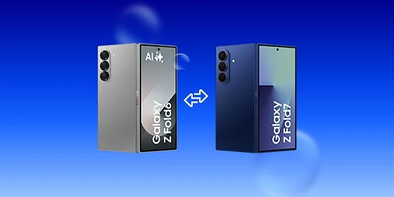  Samsung Galaxy Z Fold6 vs. 7: Falthandys im Vergleich
