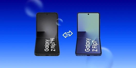  Samsung Galaxy Z Flip7 FE vs. Z Flip7
