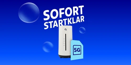  Sofort startklar mit Router und SIM-Karte.
