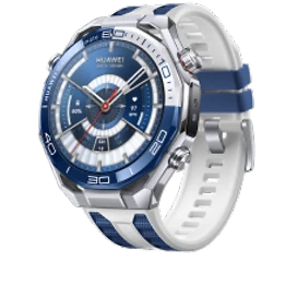  Huawei Watch Ultimate 2, in Blau, Vorderansicht leicht gedreht
