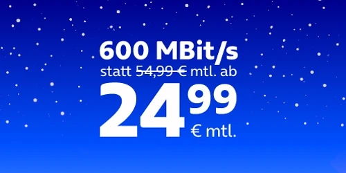 600 MBit/s im Angebot
