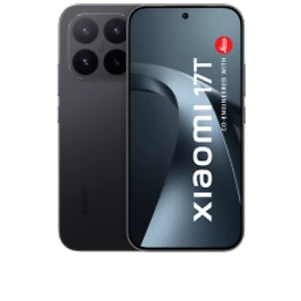  Vorder- und Rückansicht des Xiaomi 17T in Schwarz
