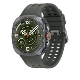  Samsung Watch Ultra 2 in Silber, Frontansicht
