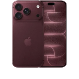  Vorder- und Rückansicht iPhone Duo in Burgund
