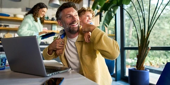  stabiles Internet für die junge Familie
