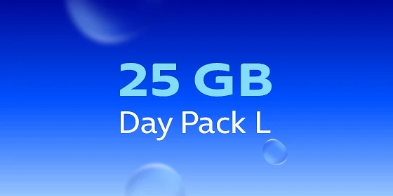 Day Pack L (25 GB) für Prepaid-Tarife